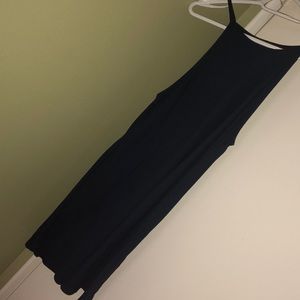 Navy blue A line dress
